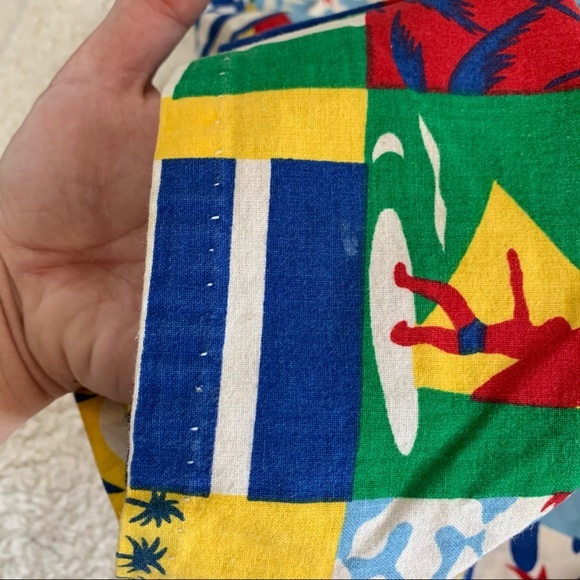 VTG Single-Stitch Beach Surf Drawstrng Board Short - Picture 7 of 10